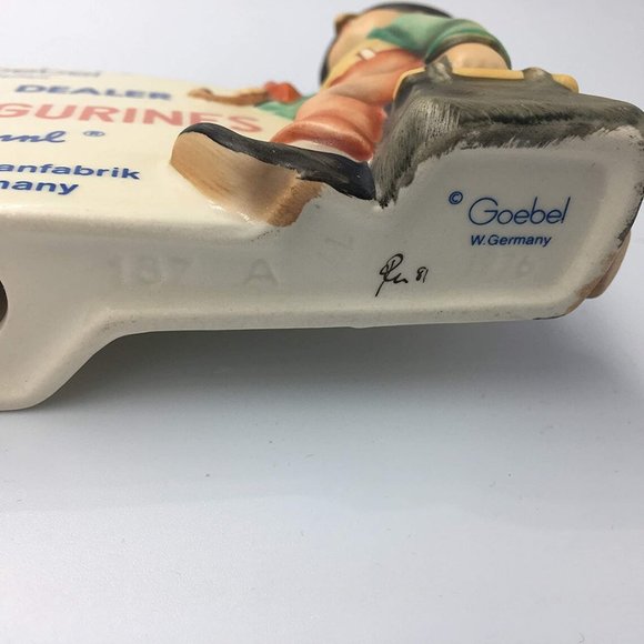 Goebel M.I. Hummel Figurine Hum 187/A TMK-6 Authorized Dealer - Picture 3 of 5